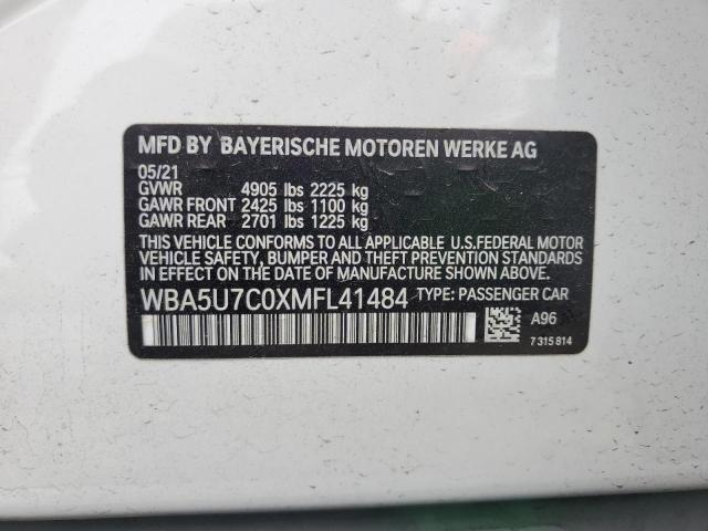 WBA5U7C0XMFL41484