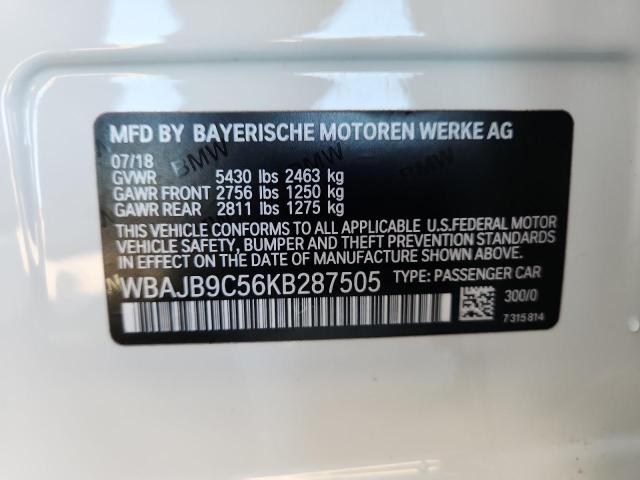 WBAJB9C56KB287505