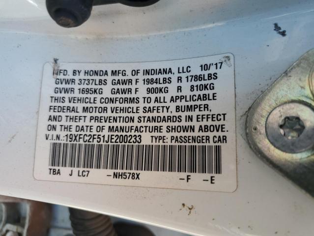 19XFC2F51JE200233