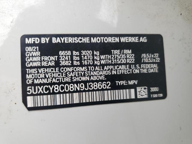 5UXCY8C08N9J38662