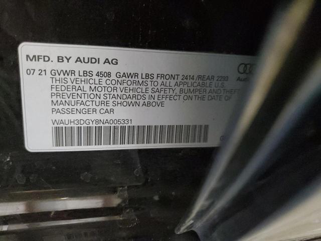 WAUH3DGY8NA005331