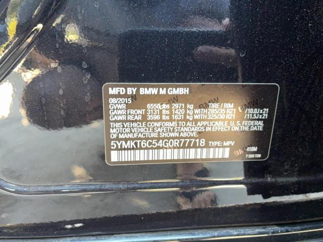 5YMKT6C54G0R77718