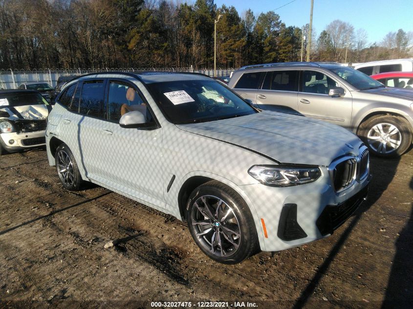 2022 BMW X3 — VIN 5UX43DP00N9K55254
