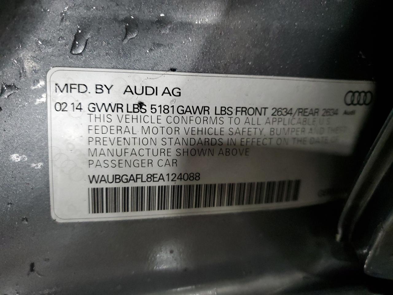 WAUBGAFL8EA124088